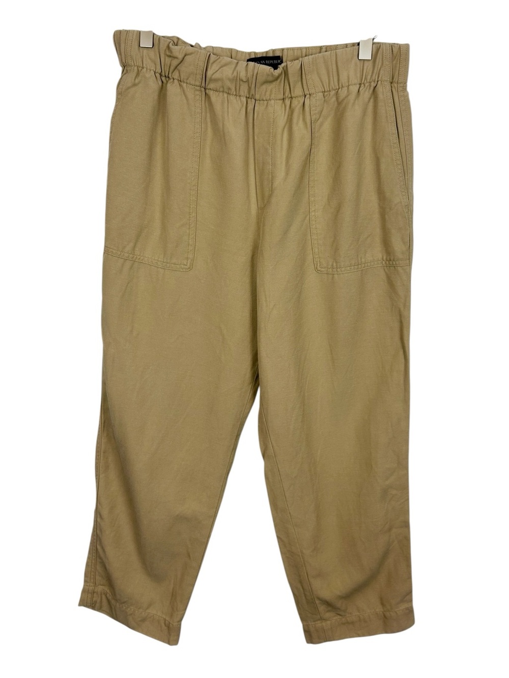 Banana Republic Tan Linen Blend Pants Size Medium